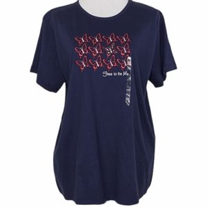 NWT VTG 90's MCCC Star Spangled T- Shirt  Sz XL